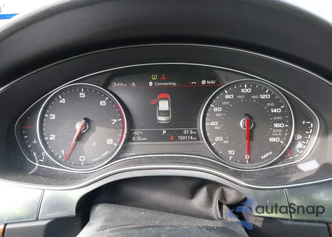 2014 Audi A6 3.0T Premium Plus из США, поврежденный, VIN WAUHGAFC0EN048045